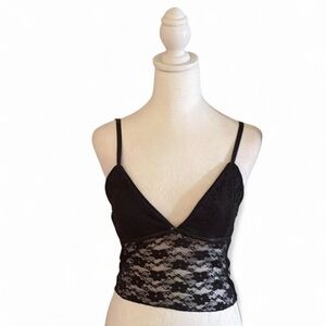 Elegant Black Lace Bralette